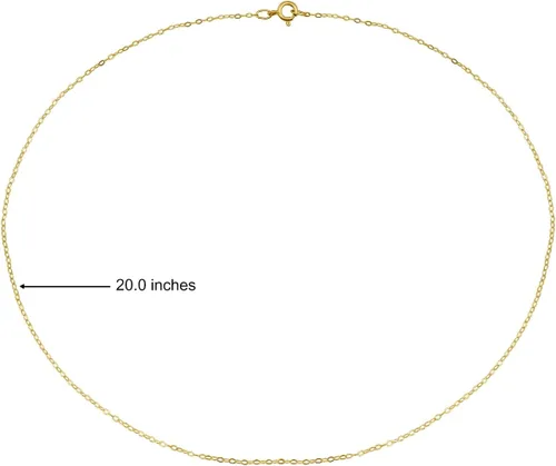 Miniatura 14 de Hoops & Loops Collar de plata de ley 925 de 0.035 in de fino y delicado collar de cadena de cable para mujeres, adolescentes, niñas, hombres, 16