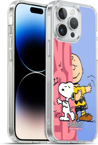 Miniatura 255 de Head Case Designs Funda de gel con licencia oficial de Peanuts Snoopy & Woodstock Halfs and Laughs [protección de grado militar] compatible