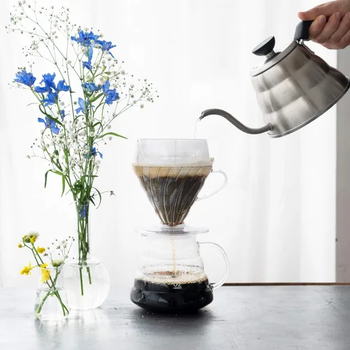 Miniatura 4 de Hario V60 Drip-Assist, Tamaño 02, Transparente
