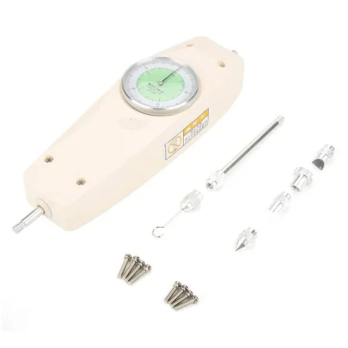 Medidor de fuerza 50N Medidor de medidor de empuje Medidor dinamómetro analógico Probador de instrumentos de medición de fuerza NK-50 para industria