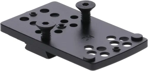 Miniatura 2 de TRUGLO Soporte de punto rojo pistola Placa de montaje de acero óptico de punto óptico de tiro táctico ligero duradero Montura RMR S&W M&P