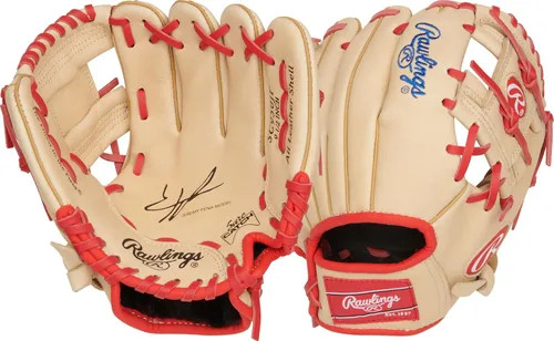 Miniatura 15 de Rawlings Guante de béisbol y sóftbol Sure Catch Modelos de T-Ball, para jóvenes y adultos recreativos Múltiples tallas y estilos
