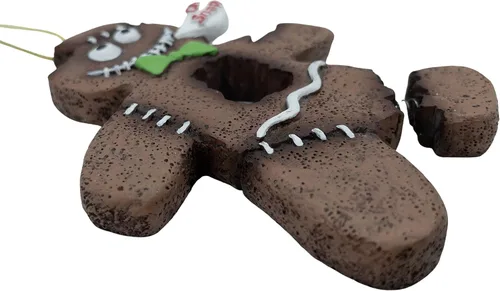 Miniatura 3 de Gingerbread Man Zombie Monster Cookie Oh Snap! Broken Leg Ugly Halloween Christmas Tree Ornament