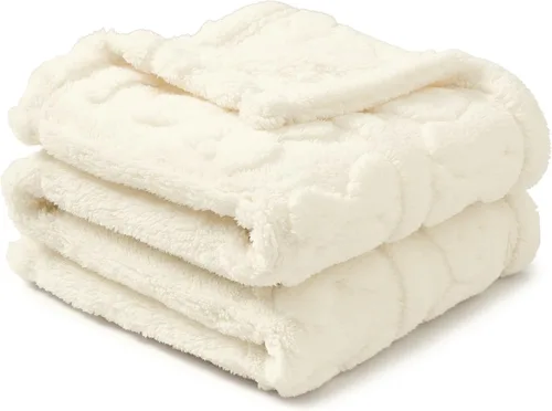 Miniatura 4 de CREVENT Manta de bebé de sherpa suave y cálida de 30"x40" para niñas y niños, esenciales para recién nacidos, regalo de recepción para baby shower