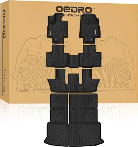 Miniatura 11 de OEDRO Revestimiento del Maletero de Carga Compatible con Chevrolet Equinox/GMC Terrain 2010-2017, Tapete de Carga Antideslizante de Ajuste