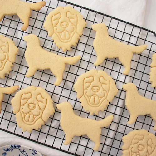Miniatura 8 de Juego de 2 cortadores de galletas Golden Retriever (Diseños: Cara y Cuerpo), 2 piezas - Bakerlogy