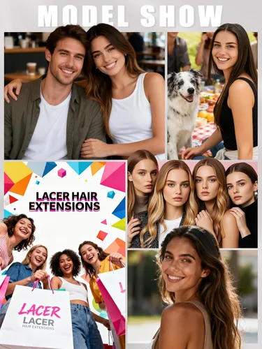 Miniatura 7 de Lacer Extensiones de cabello humano Remy con cinta, 20 piezas, 1.76 oz, extensiones de cabello humano con cinta color marrón chocolate a rubio