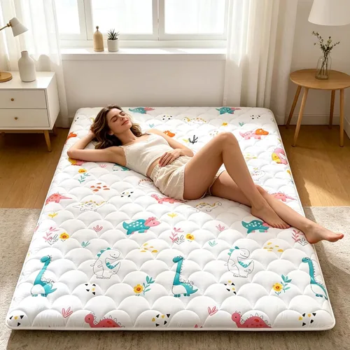 Miniatura 6 de jzbearapt Colchón de Espuma Premium Japonés para Suelo Colchón Futón, 100% Espuma Cómoda de Alta Densidad, Alfombrilla Gruesa de Tatami para Dormir