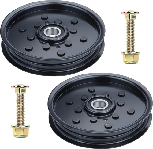 Paquete de 2 poleas tensoras AM106627 reemplazan a la polea John Deere AUC16698, John Deere AUC16698, AM121602, AM 106627 para John Deere Z225 Z425