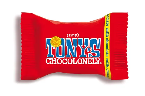 Miniatura 2 de Tony's Chocolonely Bocados de chocolate con leche al 32% de Tiny Tony 100 bocados (leche)