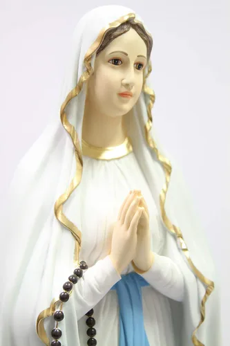 Miniatura 5 de Vittoria Collection Estatua de Virgen María de 32 pulgadas de Nuestra Señora de Lourdes hecha en Italia para jardín interior y exterior