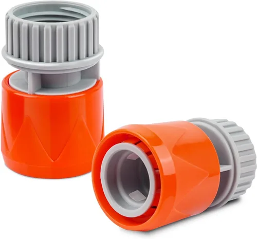 2 conectores de plástico para manguera de jardín, acoplador rápido de 3/4 pulgadas GHT hembra para aspiradora de piscina, limpiador subacuático y