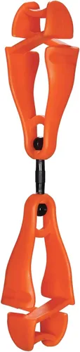 Miniatura 13 de Ergodyne Squids 3420 Swiveling Glove Clip Holder with Dual Clips Azul - Paquete de 6