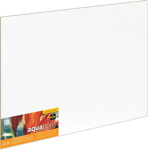Miniatura 39 de Ampersand Art Supply Aquabord - Panel de pintura de acuarela, superficie altamente absorbente para acuarela, gouache y caseína de 8 x 8 pulgadas