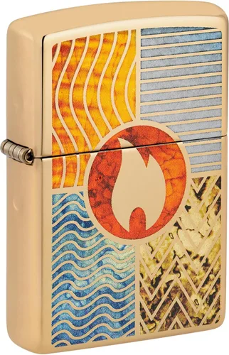 Miniatura 13 de Encendedores de llama Zippo plateado