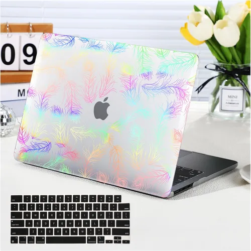 Miniatura 28 de Funut Compatible con Funda para MacBook Air de 13 Pulgadas, Funda Protectora de Plástico Duro Air 13.3 Sin Rayones Funda Rugosa