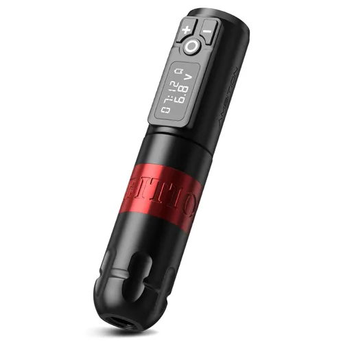 Miniatura 11 de Ambition Soldier - Bolígrafo rotativo de batería para tatuajes con cartucho, máquina de tatuaje con motor sin núcleo de 2400 mAh, fuente