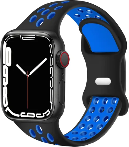 Miniatura 15 de Correas deportivas compatibles con correas de Apple Watch de 1.496 in 1.575 in 1.614 in 1.654 in 1.732 in 1.772 in 1.811 in 1.929 in, correa