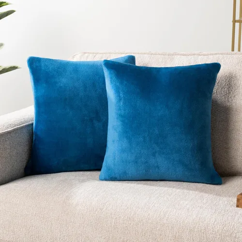 Miniatura 19 de PAVILIA Juego de 2 fundas de almohada negras de 20 x 20 pulgadas, fundas de almohada decorativas para cama, sofá, cojín decorativo bohemio para Negro