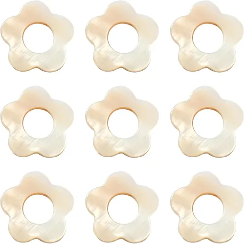 Miniatura 20 de LiQunSweet 10 cuentas de gato de concha natural, cuentas sueltas de cabeza de animal para collares, pulseras, aretes, fabricación de joyas, 0.394 x