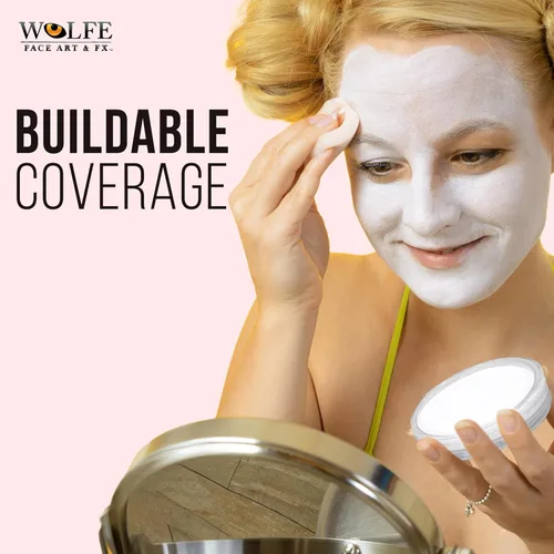 Miniatura 3 de Wolfe F/X Essential Colors - Pintura facial, color blanco (1.06 oz)