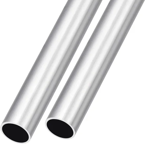 Miniatura 45 de METALLIXITY Tubo de aluminio 6063 (0.394 in de diámetro x 0.276 in de diámetro interior x 11.811 in de largo), 2 piezas, tubo redondo de aluminio