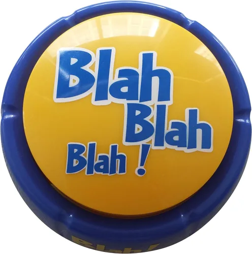 Miniatura 3 de Botón Blah (Incluye 12 frases Blah hilarantes)