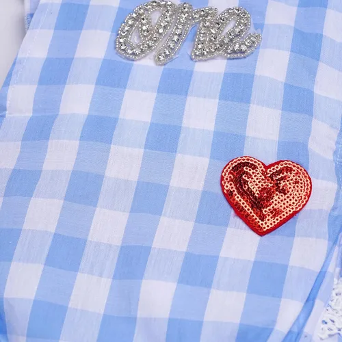 Miniatura 11 de IMEKIS Conjunto de ropa para bebé niña de primer cumpleaños con diadema de verano para sesión de fotos