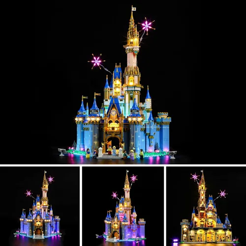 Miniatura 3 de YEABRICKS Luz LED para Lego-43222 modelo de bloques de construcción de castillo de Disney (juego de Lego no incluido)