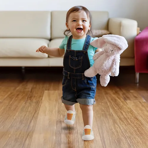 Miniatura 6 de Zapatos para caminar para bebés, primer andador para bebés, niñas pequeñas, antideslizantes, más seguros, suela suave, sin cordones, ancho ancho