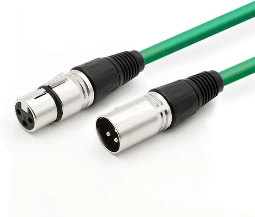 Miniatura 10 de Cable de altavoz XLR macho a XLR hembra, cable de conexión de micrófono de audio profesional, cable de micrófono blindado y equilibrado para uso más