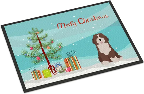 Miniatura 253 de Caroline's Treasures CK3799MAT Akita Shepherd - Tapete de árbol de Navidad de 18 x 27 pulgadas, tapete para puerta delantera, interior y exterior
