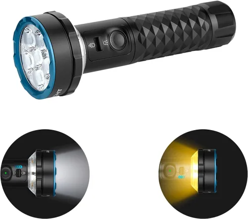 Miniatura 9 de OLIGHT Prowess - Linternas recargables de alto lúmenes, linterna súper brillante de 5,000 lms con funda, LED de carga USB-C de alta eficiencia