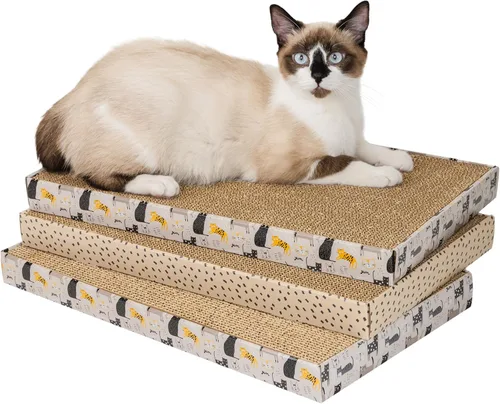 Miniatura 9 de Kitty City Clip rascador para gatos sobre la puerta – Soporte vertical para rascador para gatos – Protege muebles y puertas – Se adapta a la mayoría