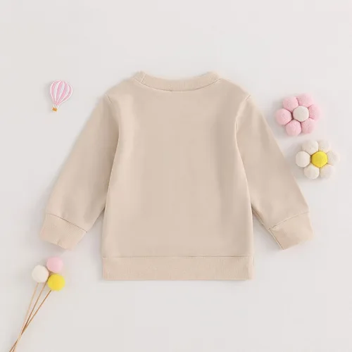Miniatura 7 de Big Sister Little Sister Conjuntos a juego para bebé niña Burbuja Mameluco de manga larga camiseta sudadera para niños pequeños Ropa de otoño