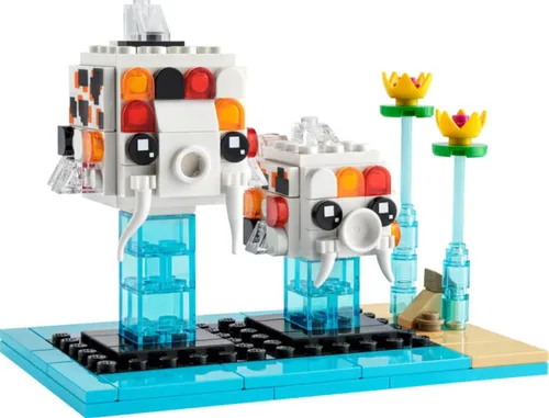 LEGO BrickHeadz Mascotas Perros, Gatos, Peces, Aves o Hámsters (Elige Mascota) (Koi Fish 40545)