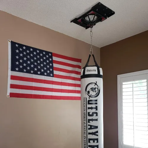Miniatura 7 de Firstlaw Fitness Spider Mount 140 - Colgador pesado para saco de boxeo - para bolsas pesadas de hasta 140 libras - Fabricado en los Estados Unidos
