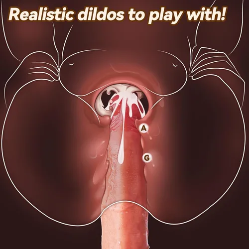 Miniatura 4 de Juguetes sexuales consolador, consoladores realistas de 10.3 pulgadas con bolas exprimibles y prepucio móvil, juguete sexual de silicona realista