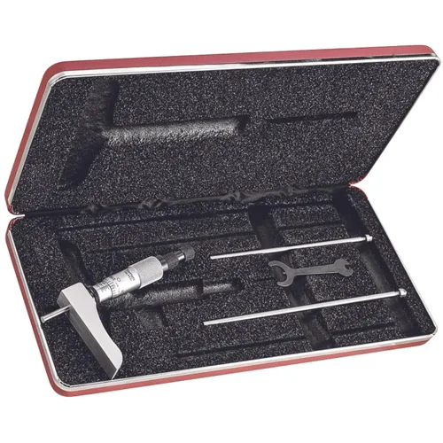Miniatura 15 de Starrett 449 Profundímetros Vernier tipo micrómetro, pulgadas, 1