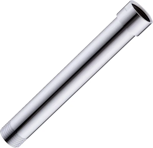 Extensión de brazo de ducha cromado, extensor de montaje de brazo de 6 pulgadas para cabezal de ducha superior, tubo extensor de hembra a macho de