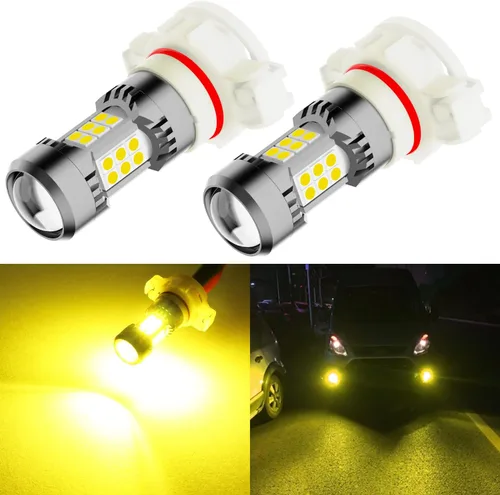 Miniatura 16 de Phinlion Bombillas LED antiniebla H10, 3200 lúmenes color azul hielo, súper brillantes PY20D 9145, focos antiniebla de repuesto para coches