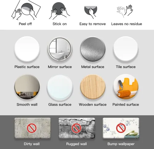 Miniatura 7 de Decoración para el hogar con flores rosadas, diseño chino, diseño de flores en relieve, pegue y pegue para el hogar y la riqueza, adhesivo de PVC