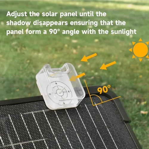 Miniatura 6 de Togo POWER Guía de ángulo solar para panel solar portátil, herramienta de seguimiento solar Encuentra el ángulo ideal para maximizar la ingesta
