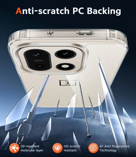Miniatura 345 de FNTCASE Funda para iPhone 13 Pro-Max: Fundas magnéticas transparentes compatibles con Magsafe Slim anti amarillamiento protección contra caídas