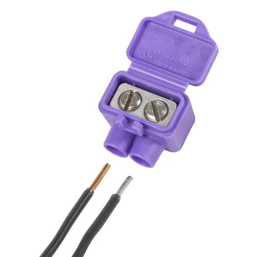 Miniatura 4 de King Innovation 95015 AlumiConn - Conector de cable, paquete de 10, morado, conteo