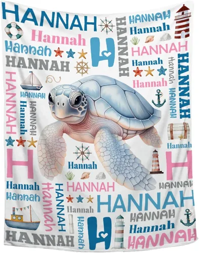 Miniatura 22 de Manta de conejo personalizada para niños y niñas, manta de bebé ultra suave, regalo personalizado, decoración de manta con nombre, 30 x 40 pulgadas