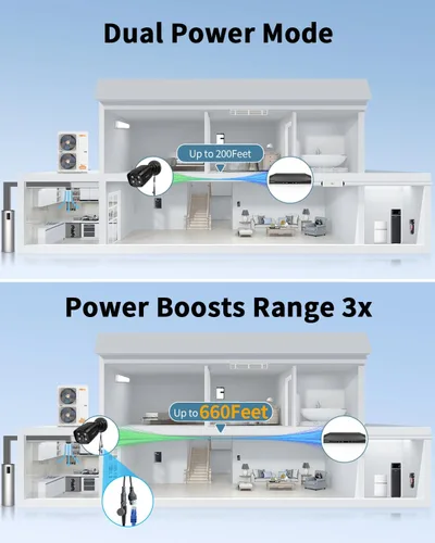 Miniatura 5 de Sistema de cámara de seguridad para exteriores con cable 4K Ultra HD y visión nocturna IR de 100 pies, cámaras POE para seguridad del hogar, kit