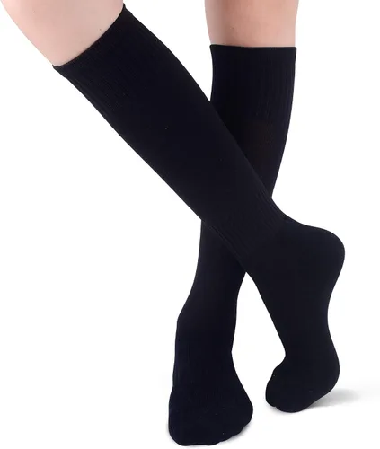 Miniatura 4 de Calcetines deportivos deportivos de fútbol para jóvenes, niños y niñas de 4 a 16 años de edad, calcetines deportivos altos