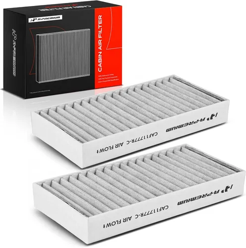 Miniatura 9 de A-Premium 2-PC Filtro de aire de habitáculo con carbón activado Compatible con modelos Jeep - Wrangler 2011 3.6L, Wrangler 2012-2017 3.8L, Wrangler