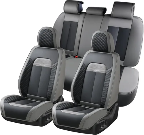 Miniatura 25 de FLORICH Fundas de asiento delantero, 2 piezas, fundas de asiento para automóviles, fundas de asiento universales de cuero de lujo, accesorios